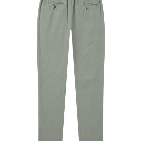 Linen and cotton trousers with drawstring - MONTEZEMOLO