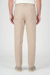 Denim-effect trousers with drawstring - MONTEZEMOLO