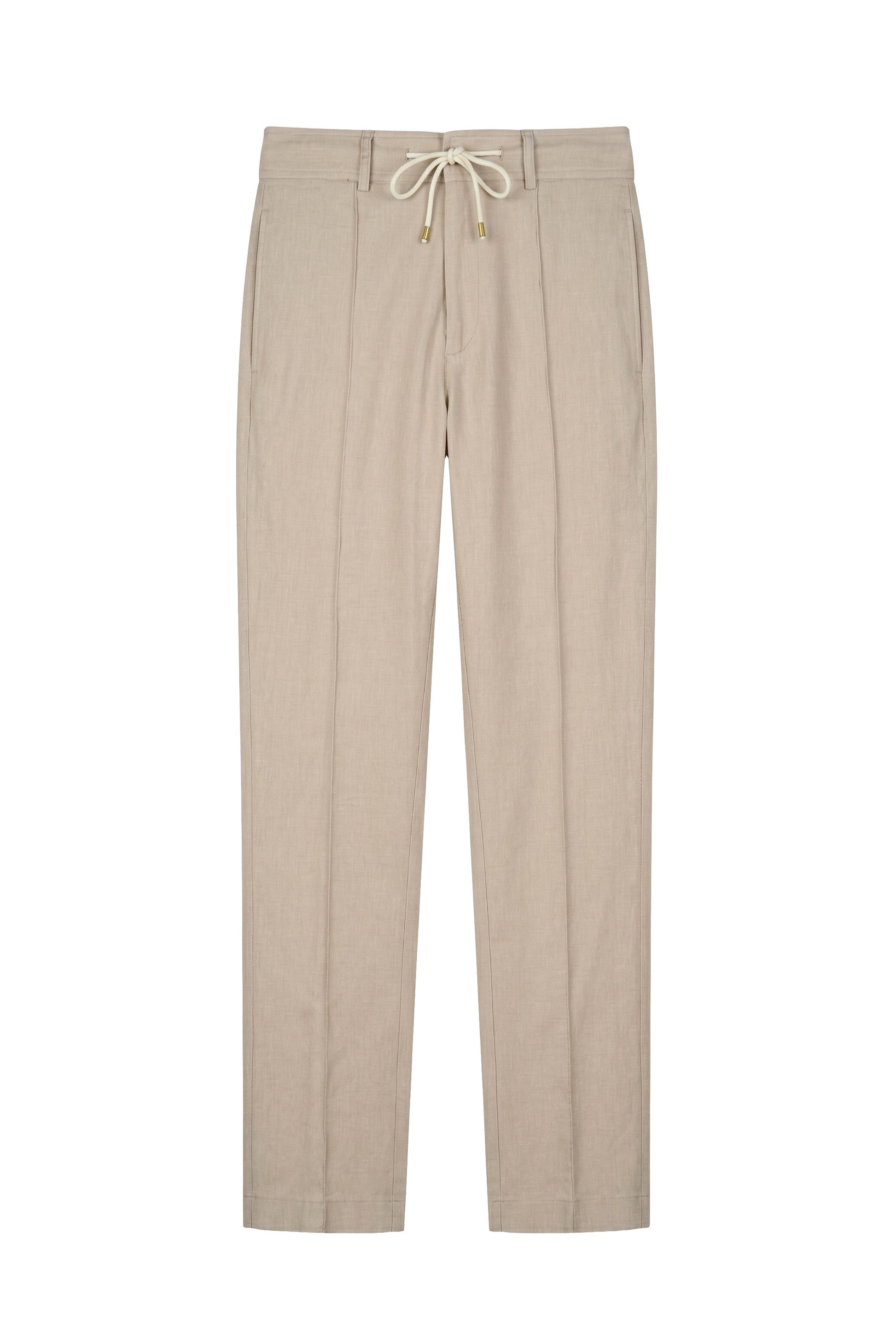 Denim-effect trousers with drawstring - MONTEZEMOLO