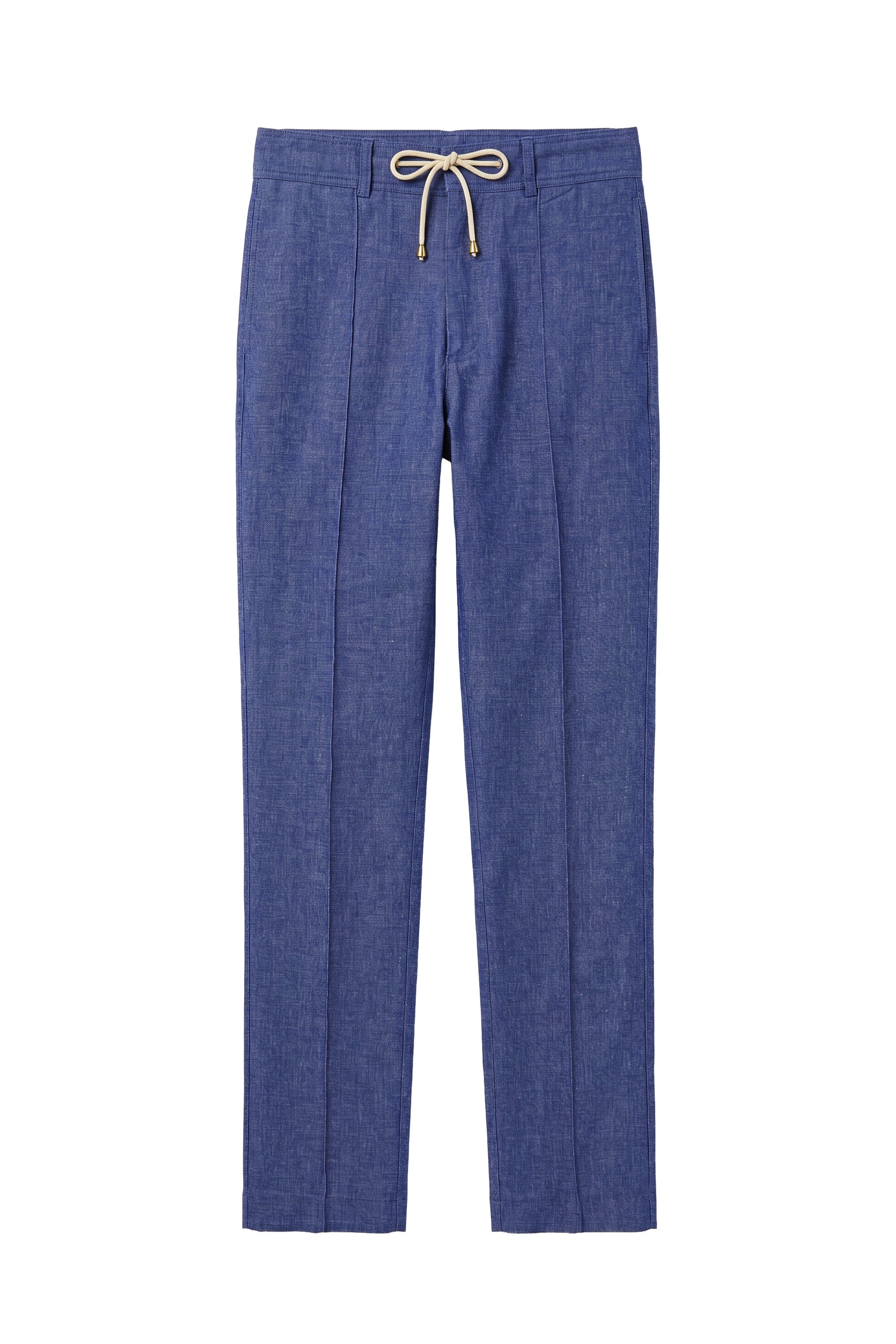 Denim-effect trousers with drawstring - MONTEZEMOLO