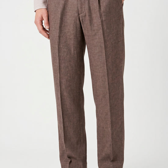 Denim-effect trousers with drawstring - MONTEZEMOLO