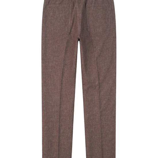 Denim-effect trousers with drawstring - MONTEZEMOLO