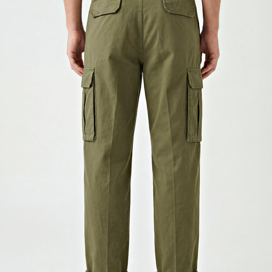 Cargo-style cotton trousers - MONTEZEMOLO