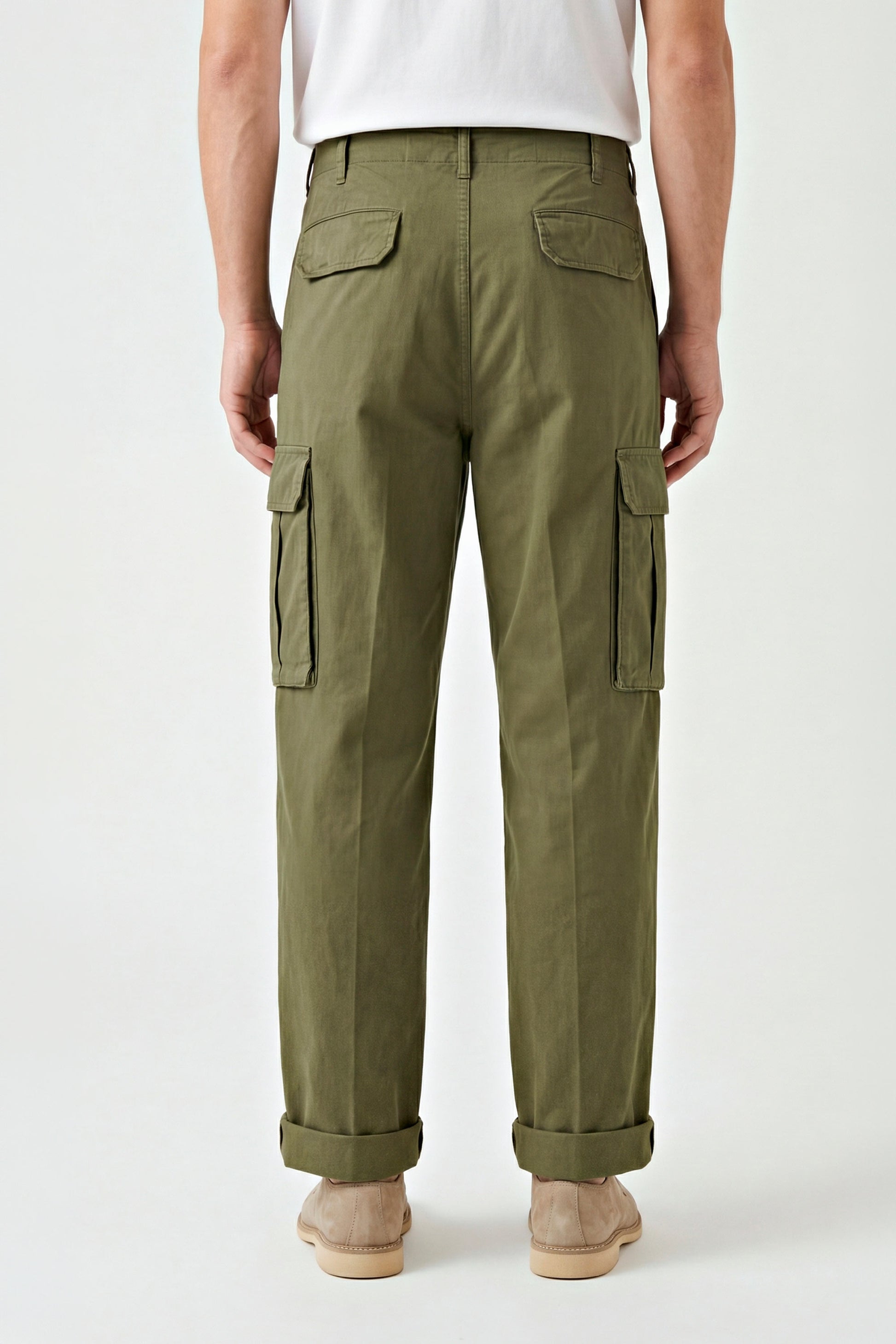 Cargo-style cotton trousers - MONTEZEMOLO