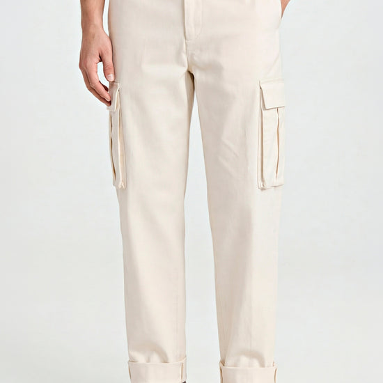 Cargo-style cotton trousers - MONTEZEMOLO