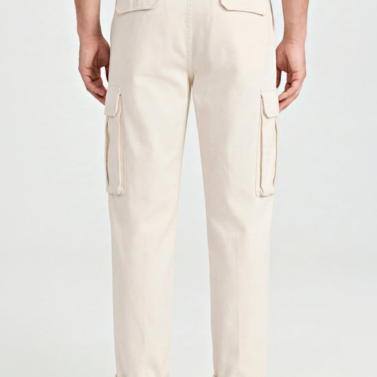 Cargo-style cotton trousers - MONTEZEMOLO