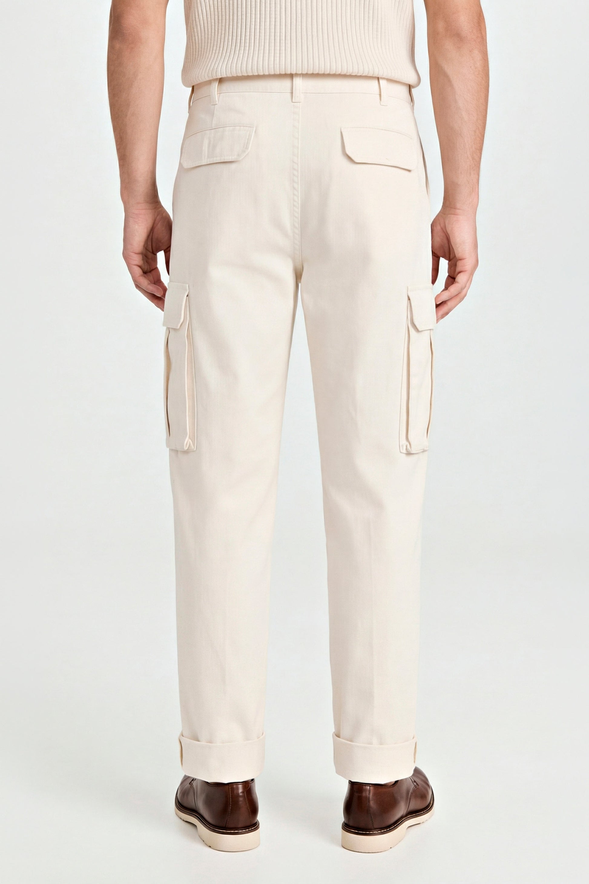 Cargo-style cotton trousers - MONTEZEMOLO