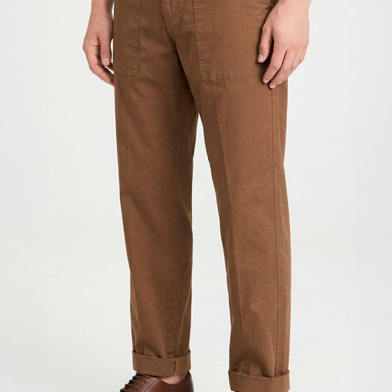 Fatigue-style cotton trousers - MONTEZEMOLO