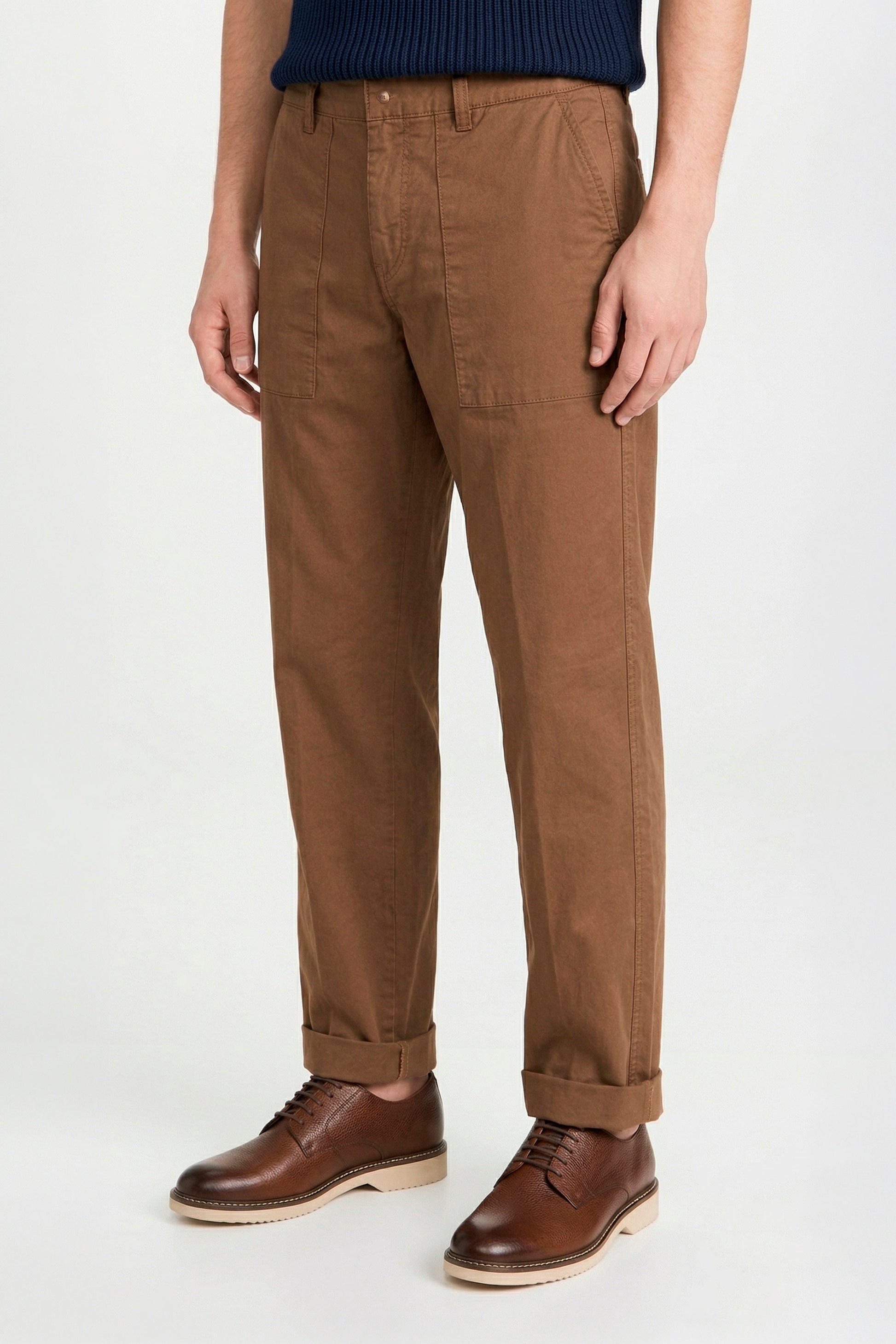 Fatigue-style cotton trousers - MONTEZEMOLO