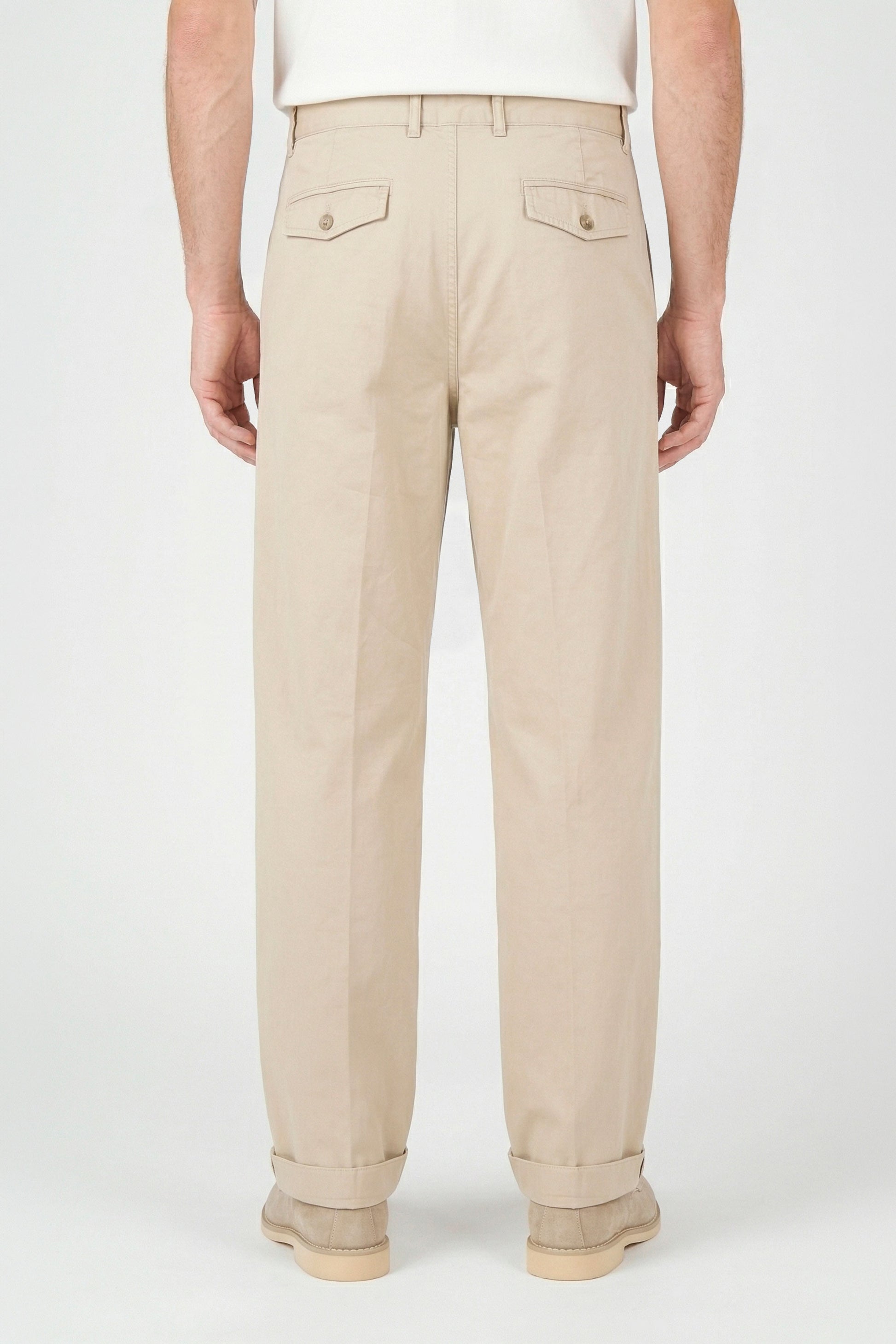 Fatigue-style cotton trousers - MONTEZEMOLO