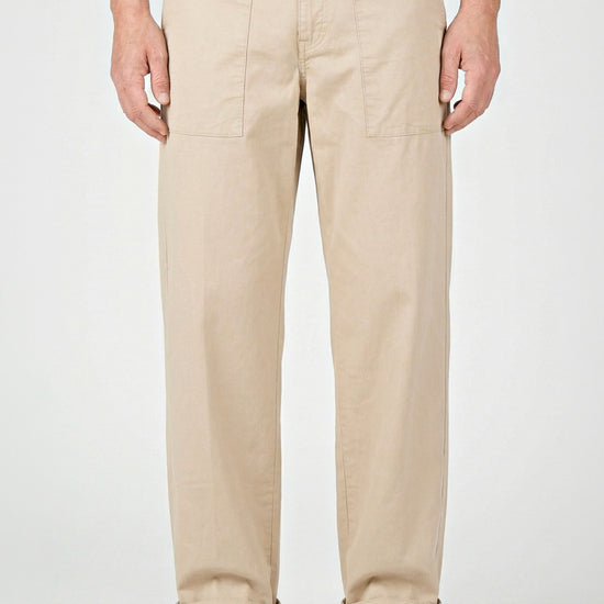 Fatigue-style cotton trousers - MONTEZEMOLO