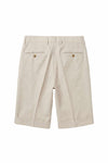 Herringbone Double-pleat bermuda - MONTEZEMOLO