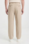 Wide fit double pleat stretch trousers - MONTEZEMOLO