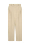 Wide fit double pleat stretch trousers - MONTEZEMOLO