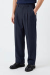 Wide-fit textured stretch seersucker fabric - MONTEZEMOLO