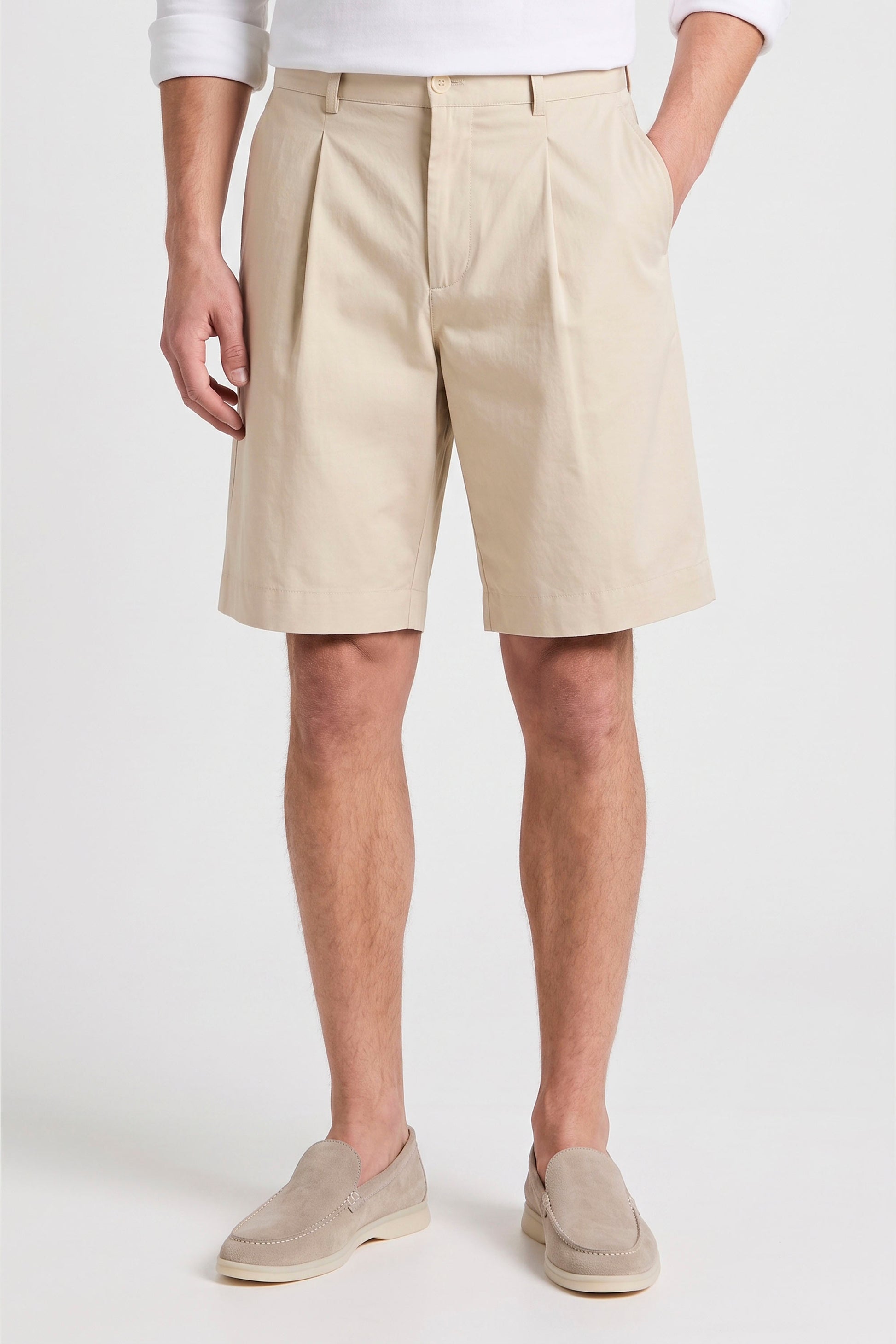 ZMART Single-Pleat Bermuda Shorts - MONTEZEMOLO