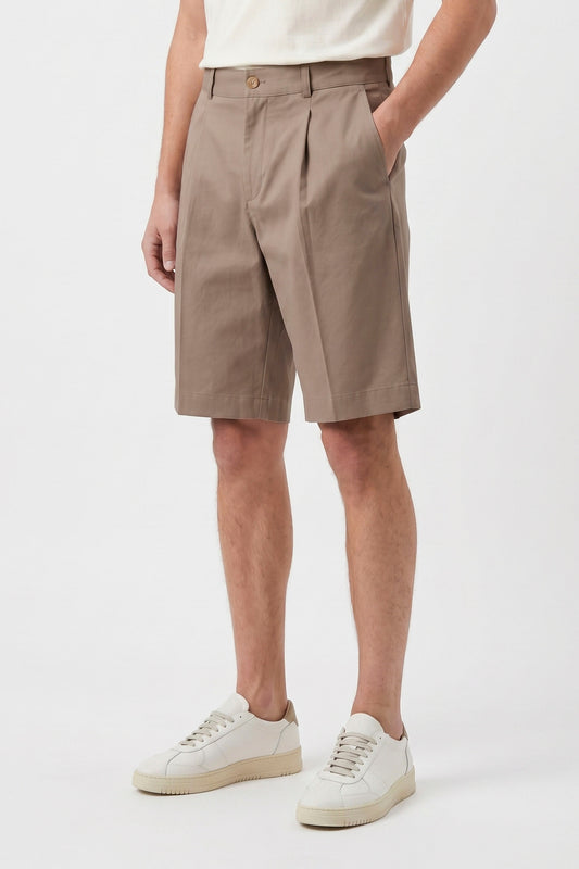 ZMART Single-Pleat Bermuda Shorts - MONTEZEMOLO