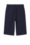 Seersucker Bermuda Shorts with Drawstring - MONTEZEMOLO