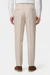 Pure linen double pleats wide-leg trousers - MONTEZEMOLO