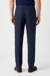 Pure linen double pleats wide-leg trousers - MONTEZEMOLO