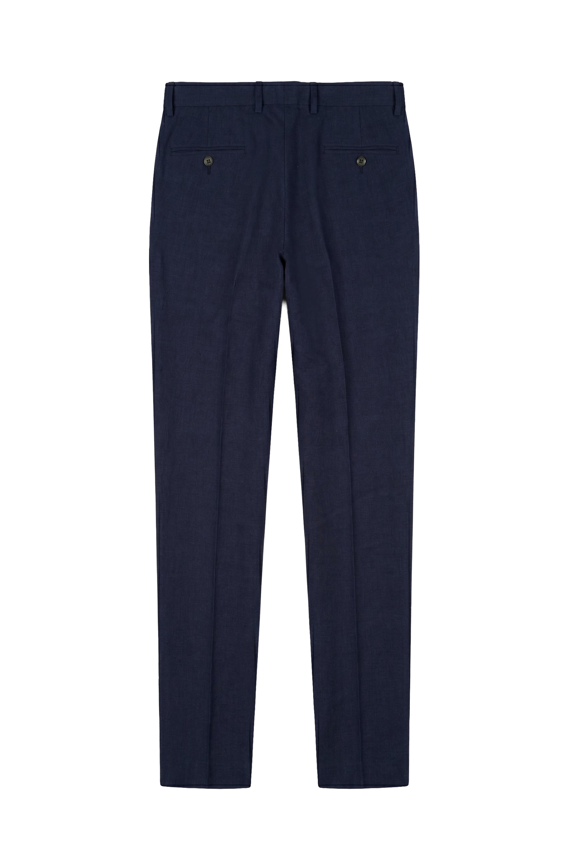 Pure linen double pleats wide-leg trousers - MONTEZEMOLO