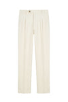 Two-pleat bull-denim stretch trousers - MONTEZEMOLO