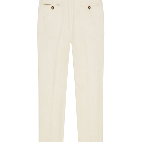 Two-pleat bull-denim stretch trousers - MONTEZEMOLO