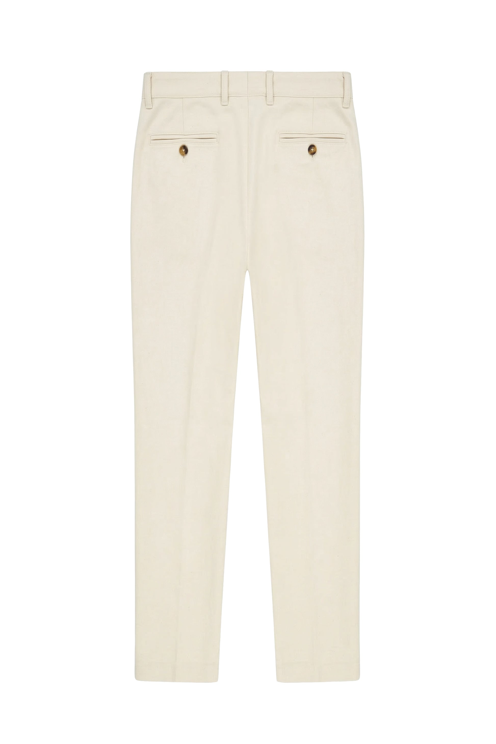 Two-pleat bull-denim stretch trousers - MONTEZEMOLO