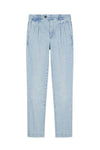 Double-pleated denim trousers - MONTEZEMOLO