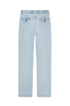Double-pleated denim trousers - MONTEZEMOLO