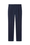 Single pleat stretch cotton trousers - MONTEZEMOLO