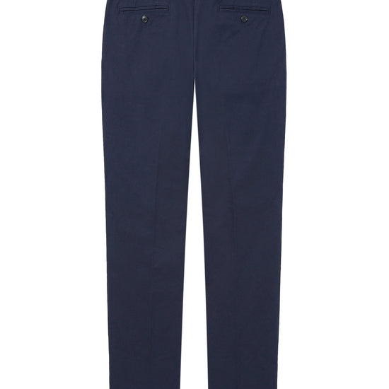 Single pleat stretch cotton trousers - MONTEZEMOLO