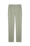 Single pleat stretch cotton trousers - MONTEZEMOLO