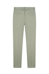 Single pleat stretch cotton trousers - MONTEZEMOLO