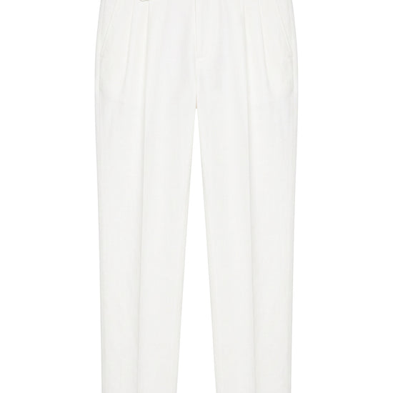 Cotton & Linen Wide-Fit Trousers - MONTEZEMOLO