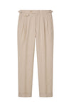 Cotton & Linen Wide-Fit Trousers - MONTEZEMOLO