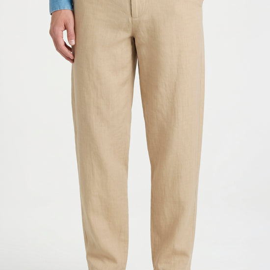 Cotton and linen trousers - MONTEZEMOLO