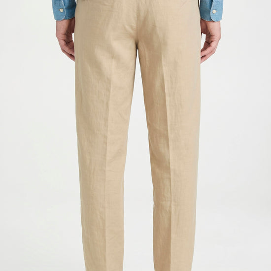 Cotton and linen trousers - MONTEZEMOLO
