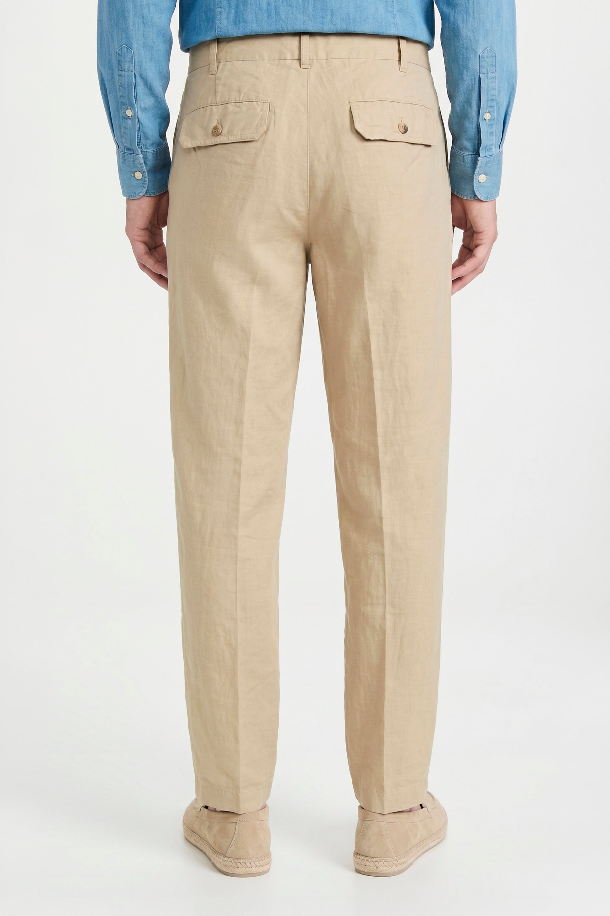 Cotton and linen trousers - MONTEZEMOLO