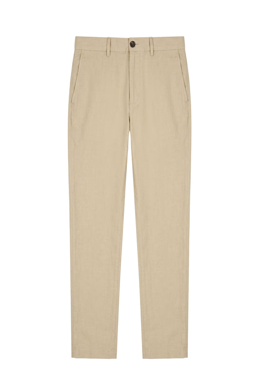 Cotton and linen trousers - MONTEZEMOLO