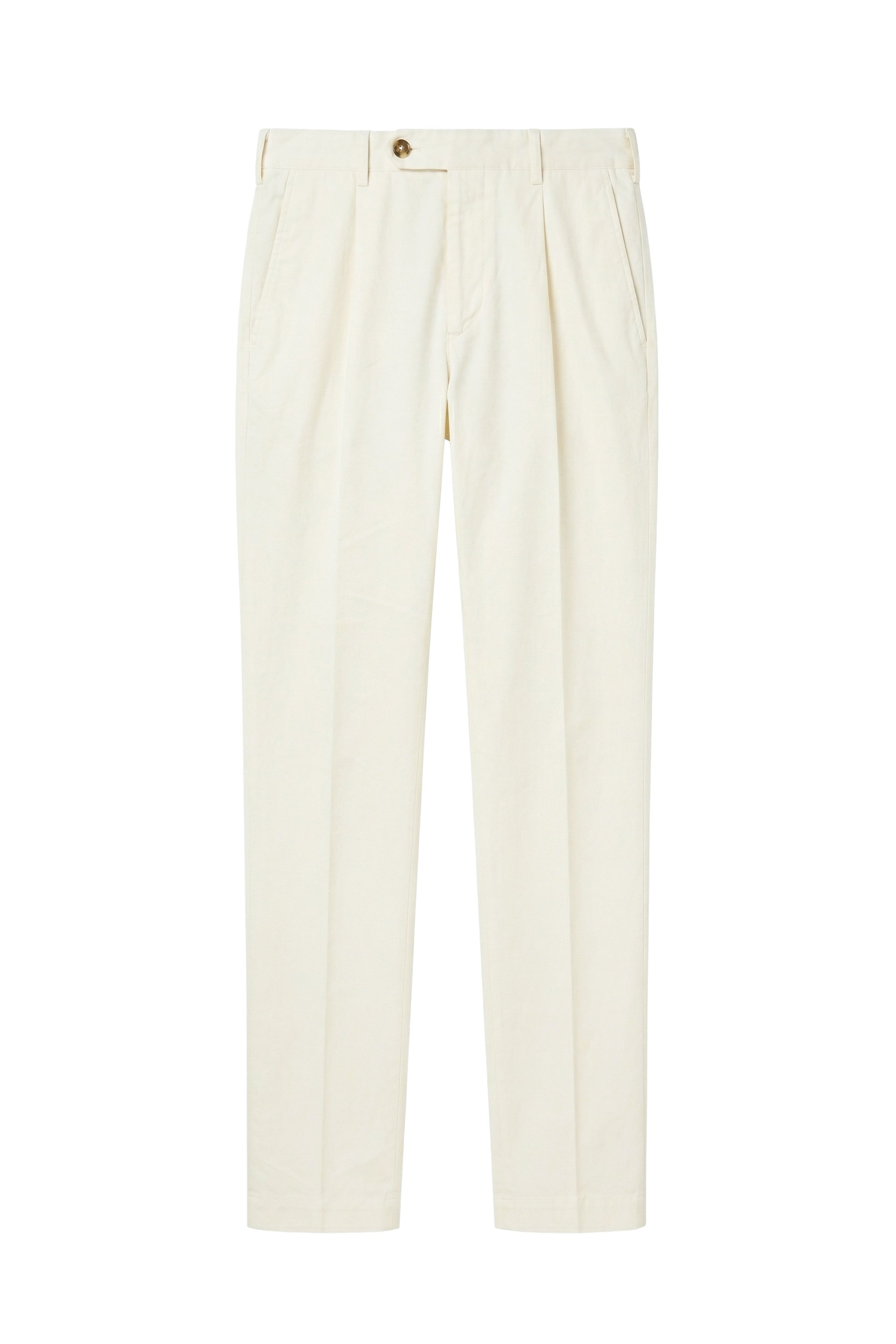 Single-Pleat Cotton Chinos - MONTEZEMOLO