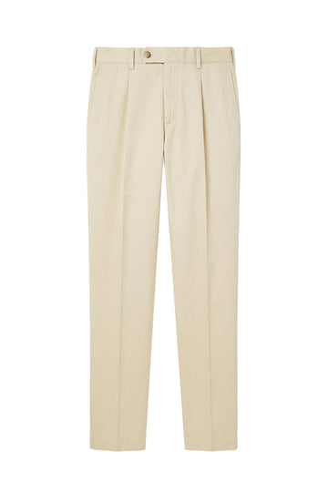 Single-Pleat Cotton Chinos - MONTEZEMOLO