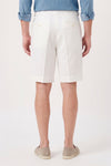Cotton & Linen Wide-Fit Bermuda Shorts - MONTEZEMOLO
