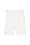 Cotton & Linen Wide-Fit Bermuda Shorts - MONTEZEMOLO