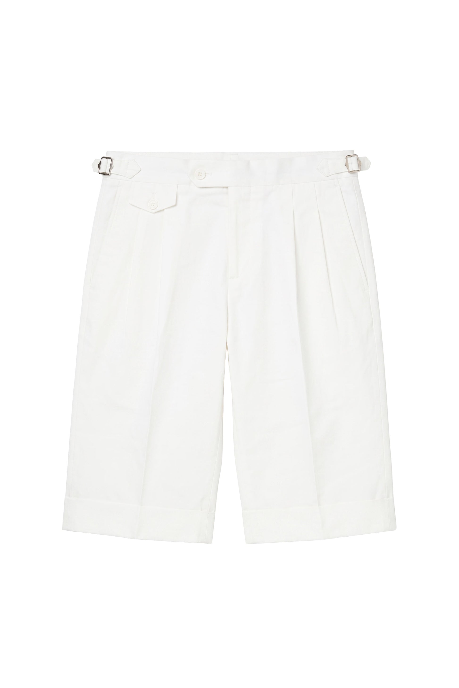 Cotton & Linen Wide-Fit Bermuda Shorts - MONTEZEMOLO