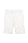 Cotton & Linen Wide-Fit Bermuda Shorts - MONTEZEMOLO