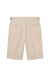 Cotton & Linen Wide-Fit Bermuda Shorts - MONTEZEMOLO
