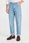 Faded-Denim Five-pocket trousers - MONTEZEMOLO