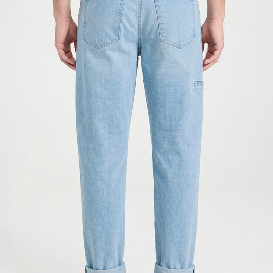 Faded-Denim Five-pocket trousers - MONTEZEMOLO
