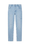 Faded-Denim Five-pocket trousers - MONTEZEMOLO